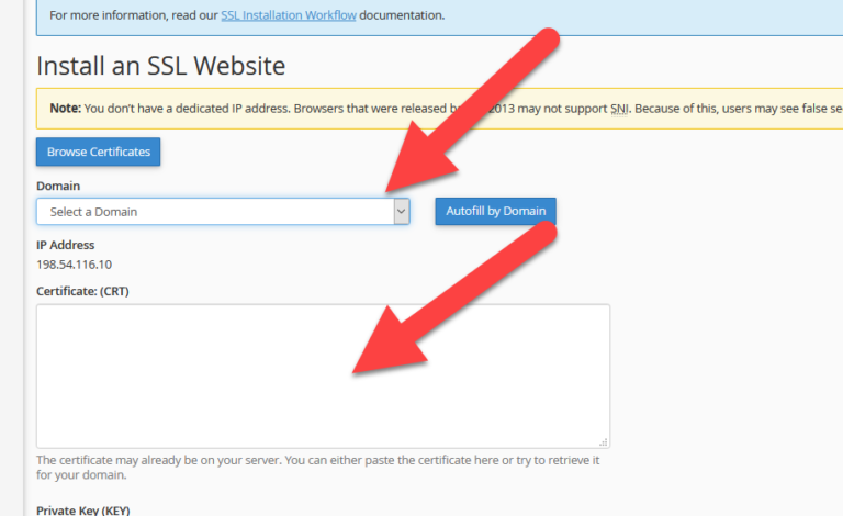 How To Add SSL Certificates To Your Domain – IMarketers Hosting